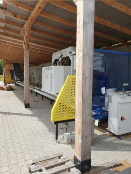 Double saw blade angle saw Dekos made s.r.o. PP-550 |  Sawmill machinery | Woodworking machinery | Drekos Made s.r.o