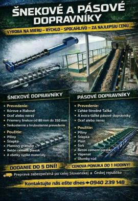 Other equipment Strojtatry |  Sawmill machinery | Woodworking machinery | Juraj polovka šneky výroba 